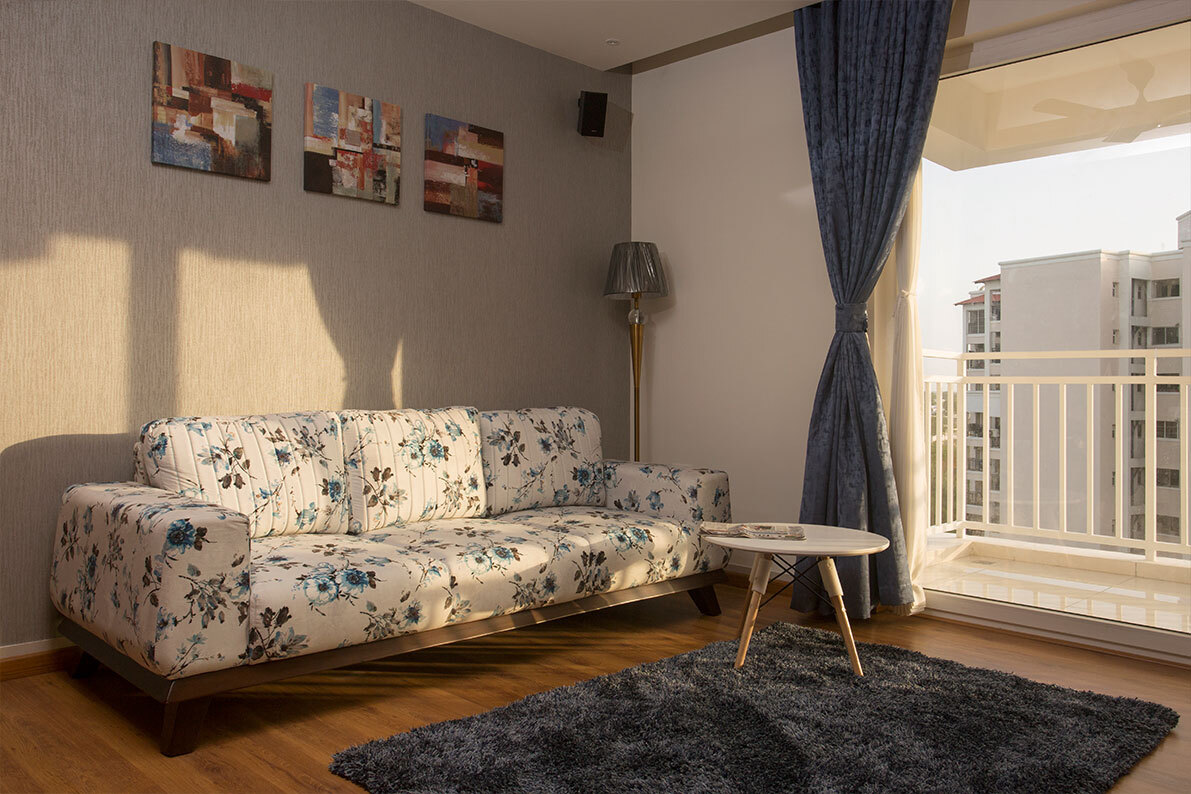 3 BHK Modern Residential Interior